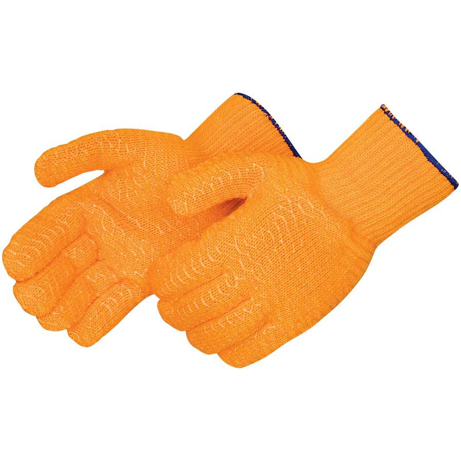 Joyfish Orange Honeycomb Work Gloves - Size M - Case of 12 - Close