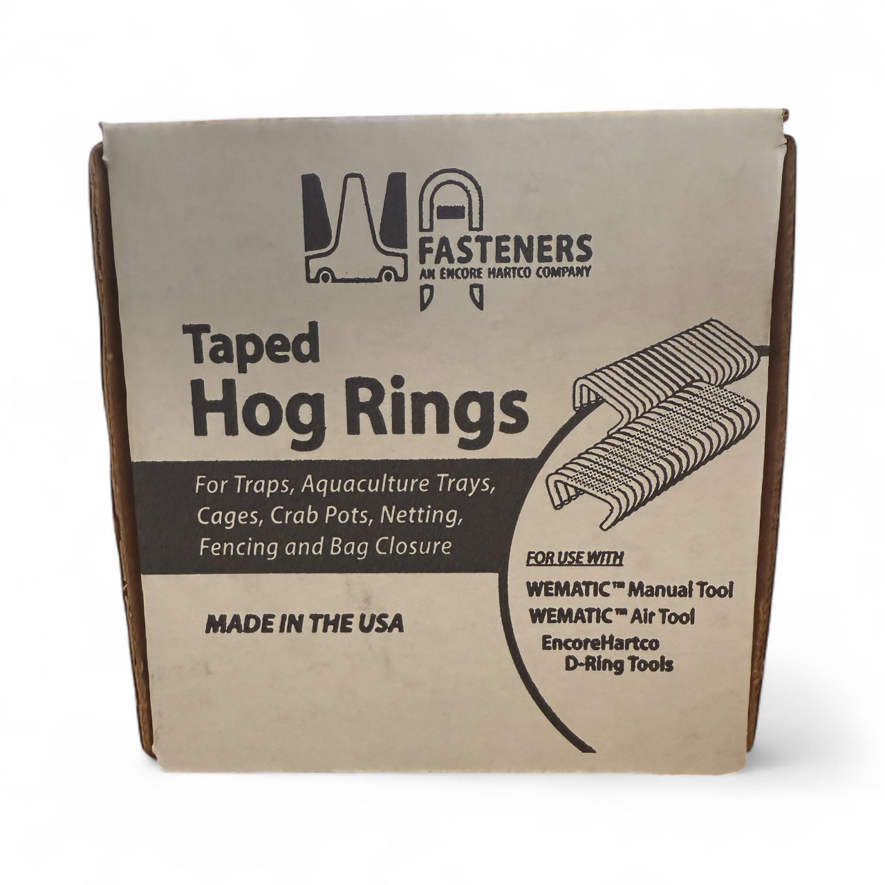 Taped Hog Rings for Wematic / Hand Tools