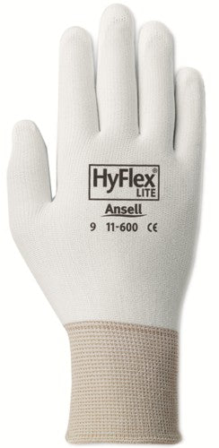 Ansell® HyFlex® Lite 11-600 Polyurethane Coated Gloves - Case of 12 - Close Out Special