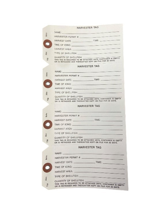 Harvest Tag Box of 1,000