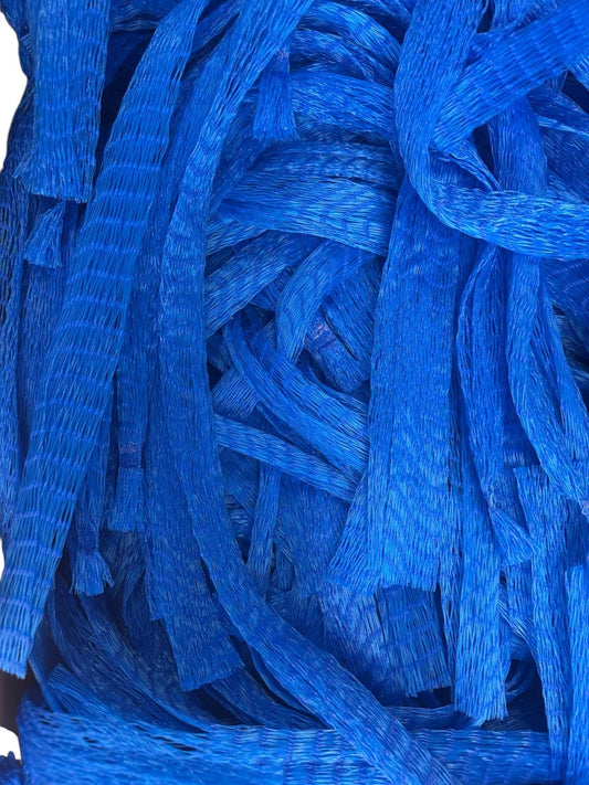 Pre-Cut Market Bag Netting 30" Blue