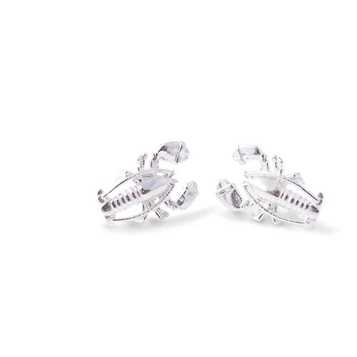 Lobster Earrings - Sterling Silver