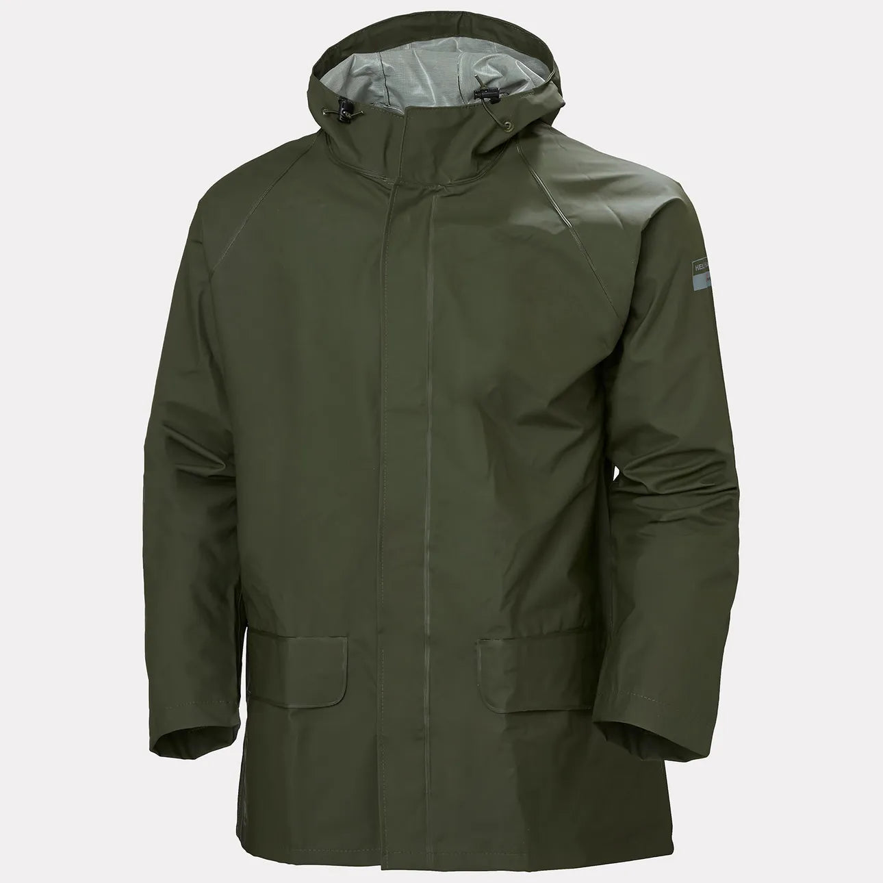 Helly Hansen  Helly Hansen All-Purpose Series PVC rain jacket with attached hood 4X - Green - Closeout Special