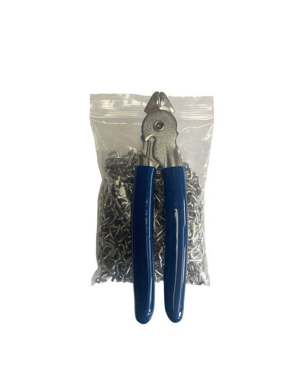 Loose Stainless Steel Hog Rings - 14 Gauge