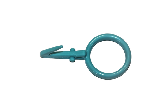 Turquoise Plastic Hooks