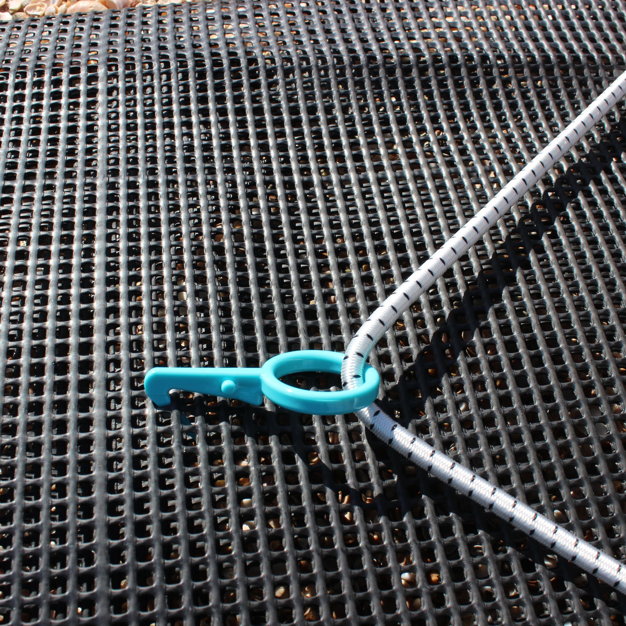 Turquoise Plastic Hooks