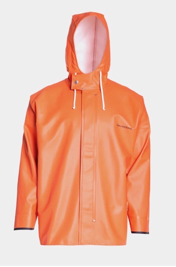 Grundens Brigg 40 Jacket - Orange - Close Out Special