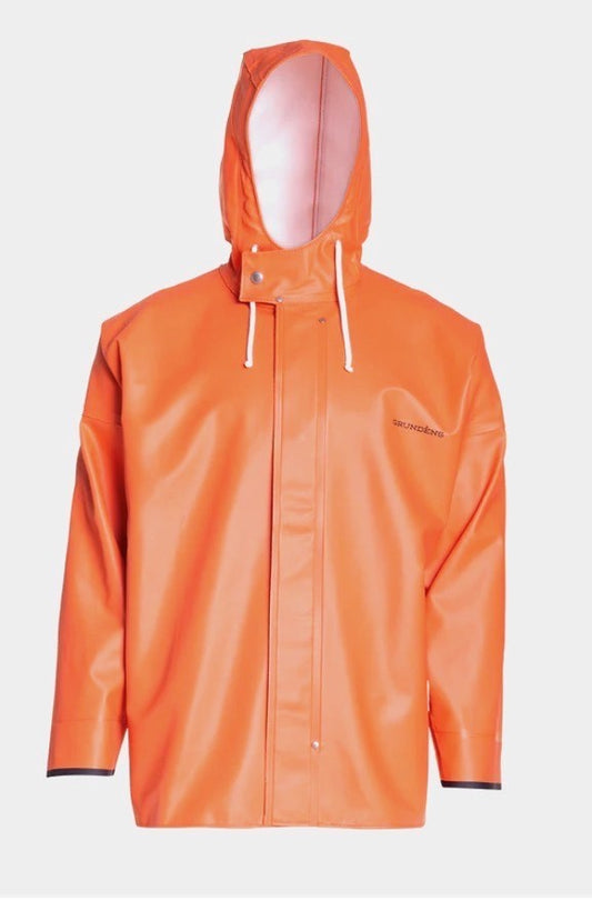 Grundens Brigg 40 Jacket - Orange - Close Out Special
