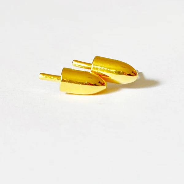 Buoy Earrings Sterling Silver or 14k Gold Dipped
