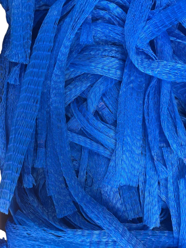 Pre-Cut Market Bag Netting 30" Blue